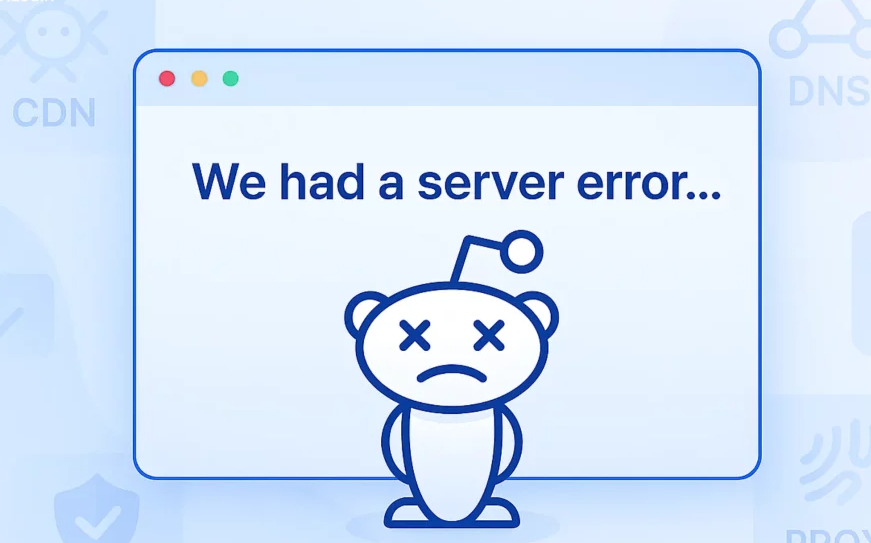 Что происходит, когда Reddit сообщает: «Произошла ошибка сервера»?